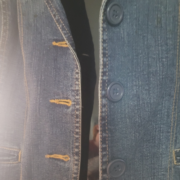 St. John's Bay Women's Blue Jean Jacket - Picture 3 of 10